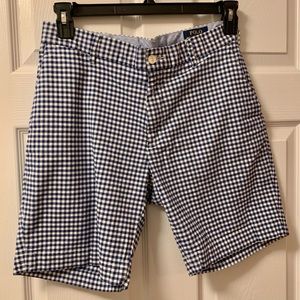 Polo Shorts Blue and White Size 32